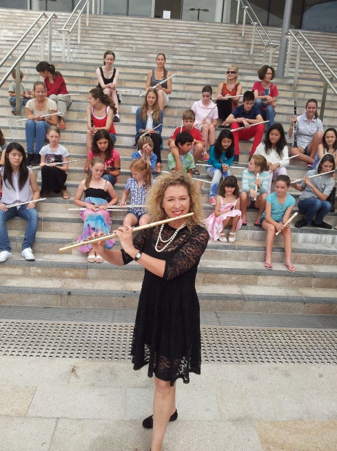 Jane Rutter Big Flute Day In Chatswood